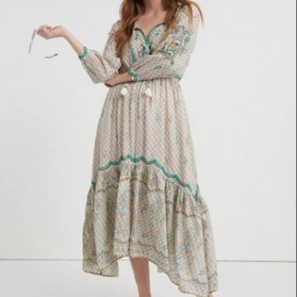 Lucky Brand Evelyn Maxi Dress Size Small